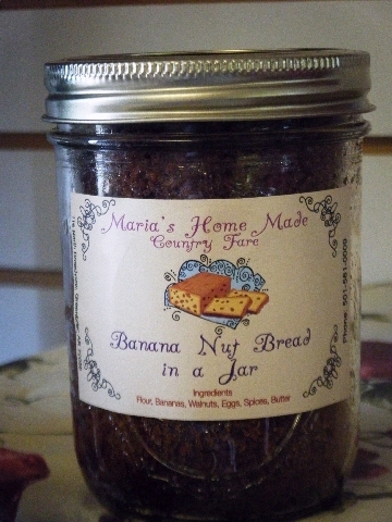 Banana Nut Bread - Baked in a Jar